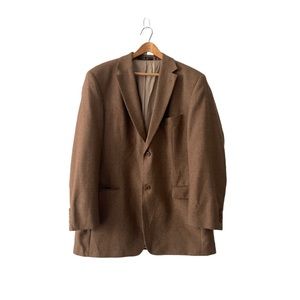Hugo Boss 100% Virgin Wool Brown Blazer Size 44R